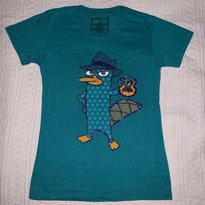🎉 BNWOT Disney Store Perry The Platypus Tee S